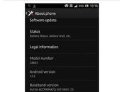 Sony Xperia actualización 10.1.1.A.1.253