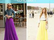 Long skirt trend