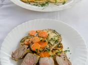 Solomillo cerdo caramelizado mostaza