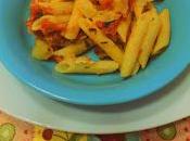 Penne calabacín, tomate mascarpone