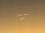 Para quienes pudieron observar conjunción triangular entre Mercurio, Venus Júpiter, fotos