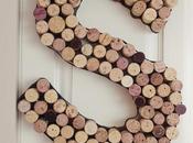 Diy....letras tapones corcho