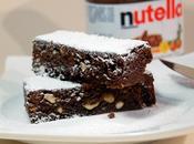 Brownie Nutella avellanas