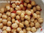 Ensalada fresca garbanzos