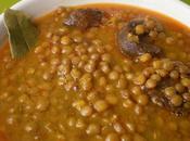 Estofado lentejas morcilla alhaurin