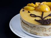 Tarta melocoton sobaos