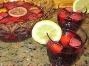 Sangria vino tinto fruta