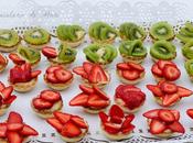 Tartaletas crema fruta