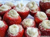 Fresas rellenas queso