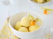 Helado mango fruta pasión