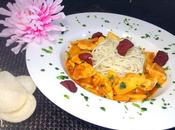 Pollo salsa agridulce noodles bambú