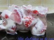 Fresas queso