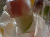 Cubitos hielo frutas