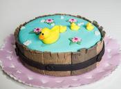 Tarta fondant patos