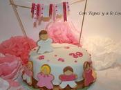 Tarta fondant para cumple Caridad