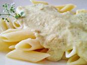 Pasta bechamel calabacines