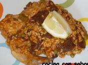 Arroz conejo níscalos