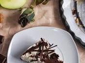 Fácil rapido Tarta Queso manzana, nueces yogur griego