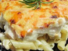 Macarrones bechamel ligera