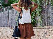 Suede Skirt