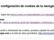 Como solucionar problema cookies servicios Google