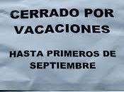 Cerrado Vacaciones