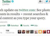 Twitter anuncia cambios buscador web, muestra fotos, personas contexto social