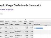 Carga dinámica Javascript