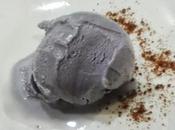 Helado caramelos violetas polvo galleta chocolate.