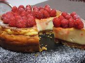 Tarta queso frambuesas