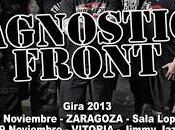 Gira española Agnostic Front otoño