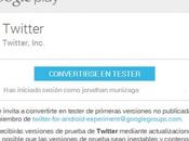 Twitter invita probar versiones beta aplicación para Android