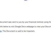 Alertan sobre ataque phishing través email “supuestamente” Google Docs