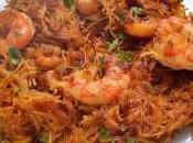 Fideuá pescado marisco cabello ángel