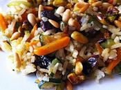 Arroz Thai jazmine salteado verduras frutos secos