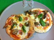 Pizza-Pita Jamón Champiñones