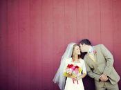 Reportajes boda contra pared