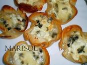 Moldecitos rellenos quesos azul brie hemc delicias para fiestas