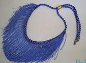 Collar Flecos...Azul