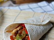 Fajitas pollo pimientos