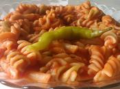 Macarrones salsa tomate picante