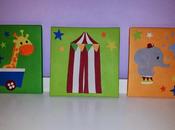 Lienzos para cuarto bebe