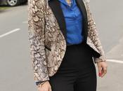 Looks Blazer snake print