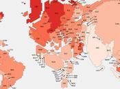 Cómo serían países según cantidad usuarios Internet