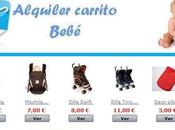 Alquiler Carrito Bebé, alquiler material puericultura