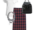 wear: Plaid Midi Skirt!