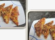 Canapés pizzas salsa barbacoa