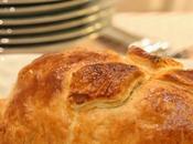 receta: hojaldre relleno carne, foie membrillo Recipe: puff pastry stuffed with meat, quince paste