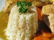 Arroz blanco olla