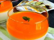 Orange mousse glass